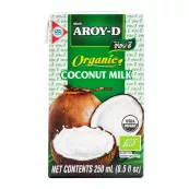 Lapte de cocos - Lapte de cocos organic AROY-D 250ml, asianfood.ro