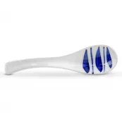 Vase, tacamuri, ustensile - Lingura ceramica (model alb/albastru) 14.2cm GT, asianfood.ro