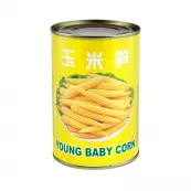 Conserve si muraturi - Porumb Baby TIN LUNG 425g, asianfood.ro