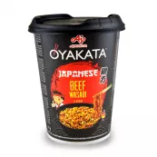 Supe instant la CUP/BOWL - Taitei instant Beef Wasabi CUP OYAKATA 93g, asianfood.ro