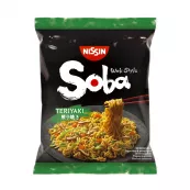 Supe instant la plic - Taitei instant soba teriyaki NISSIN 110g, asianfood.ro