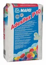 Mapei Adesilex P10-Adeziv alb, fara alunecare, int+ext, pentru mozaic ceramic, sticla si marmura  25kg/sac