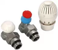  Set robineti radiator Giacomini 1/2 (tur termostatat + retur+cap termostatat)