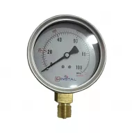 Manometru presiune gaz DN100 mm filet 1/2 0-100mbar