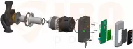 Pompa recirculare Ibo Magi H variatie electronica 25-120, lungime 180mm, inaltime pompare 12 m, debit 160 litri-minut