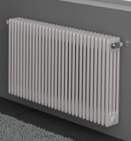 Calorifer (radiator), alb, otel, Cordivari, Ardesia, 656X184 mm, 428W, 4 coloane, 4 elementi, tubular