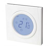 Termostat incalzire pardoseala, Danfoss, BasicPlus2 WT-PR, programabil, cu display si releu cazan