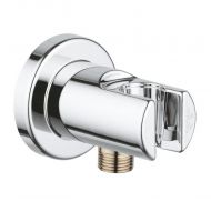 Cot racord cu suport dus, Grohe, Relaxa, 1/2, crom