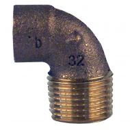 Cot bronz, Viega, MF, 90 grade, pentru imbinare tevi prin sudura, D.3/8x12mm