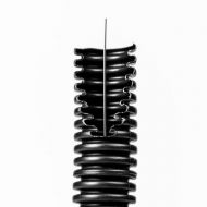 Copex din polietilena (Hdpe) 320N negru ignifugat, cu fir de tragere 13mm, colac 25 m
