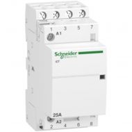 Contactor modular, Schneider, ICT, 4ND, 4P, 25A, 240V CA