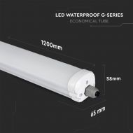 LAMPA STRADALA  LED Waterproof Lamp G-SERIES 1200mm 36W 6000K