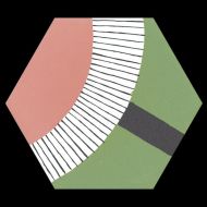 Gresie, Aparici, Lined Spring Hexagon 25x29 cm