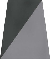 Faianta, Undefasa, Loa Duet Gris-Negro, 12.5X15 cm