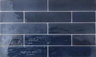 Faianta, Equipe, Tribeca Blue Note 6x24 6 cm, lucioasa