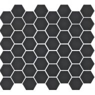 Mozaic Togama, sixties, negro matt, 33x29,8 cm