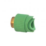 Mufa PPR, Aquatherm, tip SA cu hexagon, FI, pentru imbinari tevi, verde, D.40/25mmx1/2"