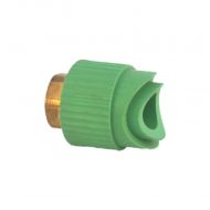 Mufa PPR, Aquatherm, tip SA cu hexagon, FI, pentru imbinari tevi, verde, D.63/25mmx1/2"