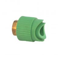 Mufa PPR, Aquatherm, tip SA cu hexagon, FI, pentru imbinari tevi, verde, D.50/25mmx3/4