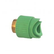Mufa PPR, Aquatherm, tip SA cu hexagon, FI, pentru imbinari tevi, verde, D.63/25mmx3/4