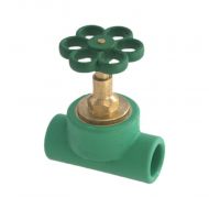 Robinet trecere PPR, Aquatherm, pentru instalatie aparenta apa, verde, D.32mm