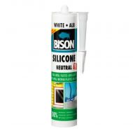 SILICON CONSTRUCTII 'BISON' pH NEUTRU 280 ml. ALB