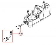 Kit robinet golire, Dab,  pentru macerator vas WC GENIX, GENIX WL 110,130, GENIX VT 010,030