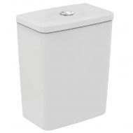Rezervor vas WC, Ideal Standard, Connect Air Cube, ceramic, alimentare inferioara, 3/4.5L
