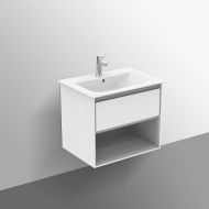 Mobilier baie, Ideal Standard, Connect Air 60, suspendat, 60x44x51.7 cm, alb lucios/mat