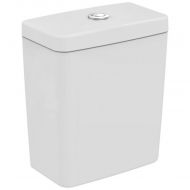 Rezervor vas WC, Ideal Standard, Connect Cube, ceramic, alimentare inferioara, 3/6L