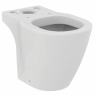 Vas WC, Ideal Standard, Connect, pentru rezervor pe vas proiectie scurta, evacuare laterala, 36.5x58.5x40 cm, alb