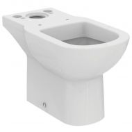 Vas WC, Ideal Standard, Tempo, pentru rezervor pe vas, evacuare laterala, 36.5x66.5x40 cm, alb