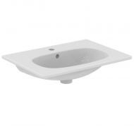 Lavoar ceramic, Ideal Standard, Tesi, pentru mobilier, 61.5x45 cm, alb