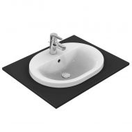 Lavoar ceramic incastrat, Ideal Standard, Connect, oval, 55x43x17.5 cm, alb