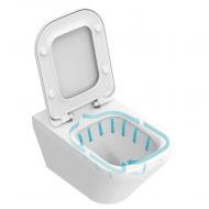 Vas WC suspendat, Ideal Standard, Tonic II, cu capac soft-close, 36x56.5x35 cm, alb