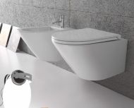 Vas WC, Ceramica Globo, Forty3, suspendat, 52x36 cm, alb