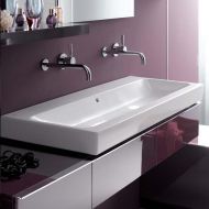 Lavoar baie, Geberit, Icon, fara orifiu pentru robinet, 120x48,5 cm