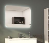 Oglinda, Arthema, Attitude, 90x70x4 cm, olive lucios, senzor, iluminare led, dezaburire