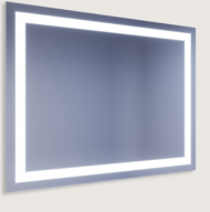 Oglinda baie, O'virro, Alexa, 80x80 cm, iluminare led frontala