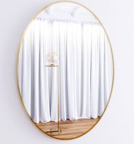 Oglinda decorativa vopsita, ovala, 550 x H800 mm