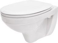 Vas WC, Cersanit, Delfi, suspendat, 36x52 cm, alb