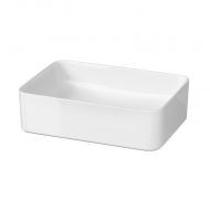 Lavoar ceramic, Romstal, Taisa 50, rectangular, 49.5x34.5x13.5 cm, pe blat, alb