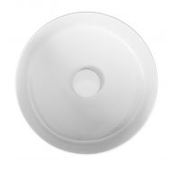 Lavoar ceramic, Romstal, Taisa 38, rotund, 38x35x13.5 cm, pe blat, alb
