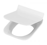 Capac WC, Romstal, Taisa, duroplast, rectangular, soft-close, alb