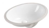 Lavoar ceramic Kroner , montaj sub blat, 51x42.5 cm, alb