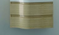 Mobilier baie, Kroner, Petra, 2 sertare, soft-close, 100x46x48 cm, stejar