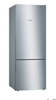 Combina frigorifica, Bosch, KGV58VLEAS, Low Frost, 503 l, H 191 cm, VItaFresh, clasa E, argintiu