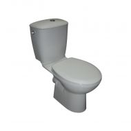 Set vas WC, Jika, evacuare laterala, 36.5x67x78.5 cm + rezervor, armatura si capac WC