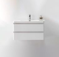 Mobilier baie, Kroner, Agape, 90x48x50 cm, alb lucios