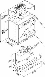 Hota incorporabila Miele DA 3466 EDSL 60 cm, inox